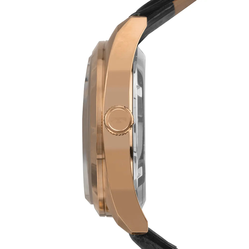 Relógio Technos Masculino Automático Rosé 8205OT/0P – Edição Centenário, Miyota 21 Jewels, Caixa 40mm