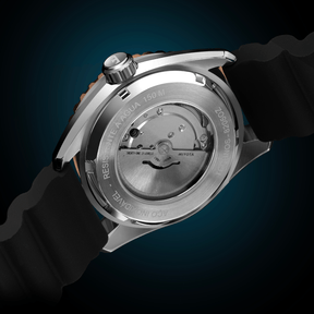 Relógio Technos Masculino Automático Bicolor Diver 8205PB/2P – 150m, Miyota 21 Jewels, Pulseira Silicone