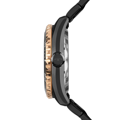 Relógio Technos Masculino Automático Bicolor Diver 8205OY/1P – 150m, Miyota 21 Jewels, Caixa 43mm