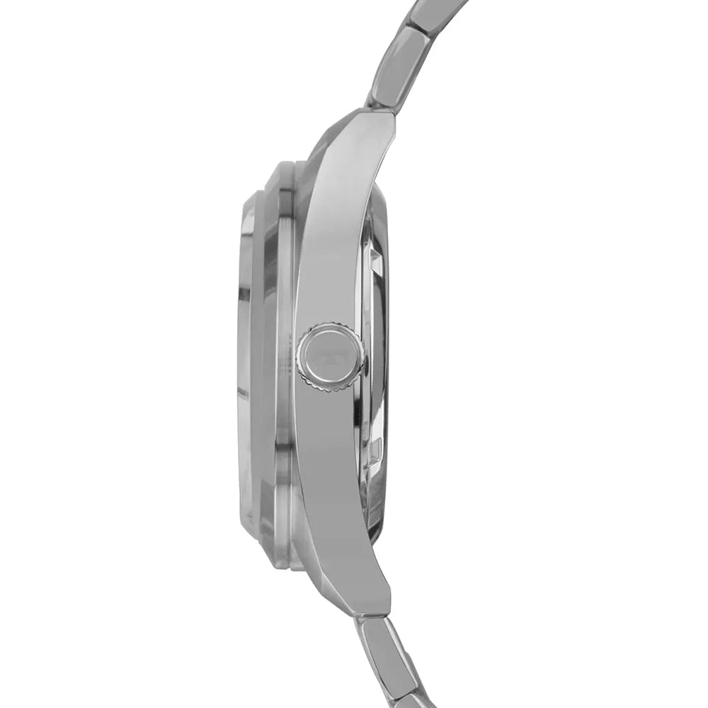 Relógio Technos Masculino Automático Prata 8205OV/1R – Edição Centenário, Miyota 21 Jewels, Caixa 40mm