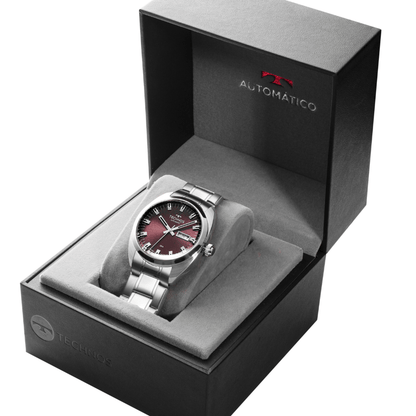 Relógio Technos Masculino Automático Prata 8205OV/1R – Edição Centenário, Miyota 21 Jewels, Caixa 40mm