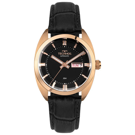 Relógio Technos Masculino Automático Rosé 8205OT/0P – Edição Centenário, Miyota 21 Jewels, Caixa 40mm