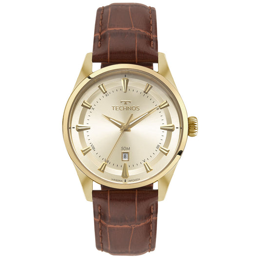 Relógio Technos Masculino Executive Dourado 2115UAP/0X