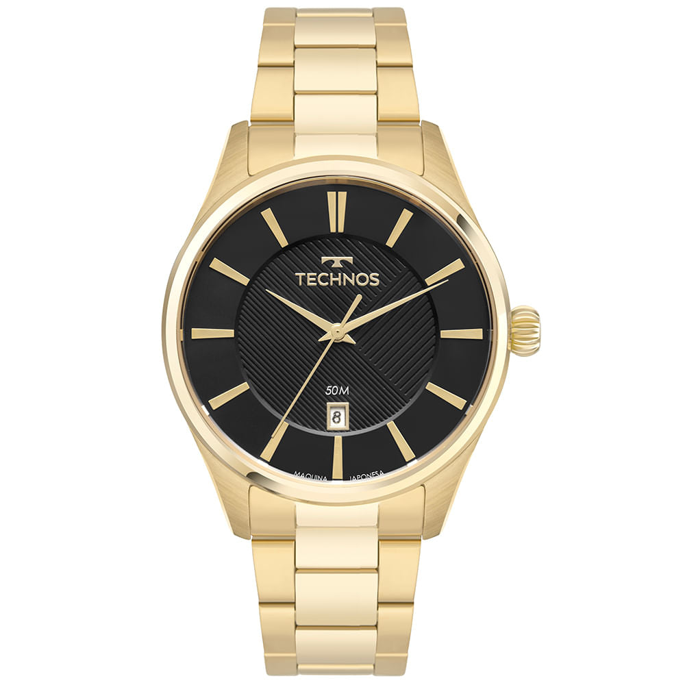 Relógio Technos Masculino Executive Dourado 2115TXS/1P