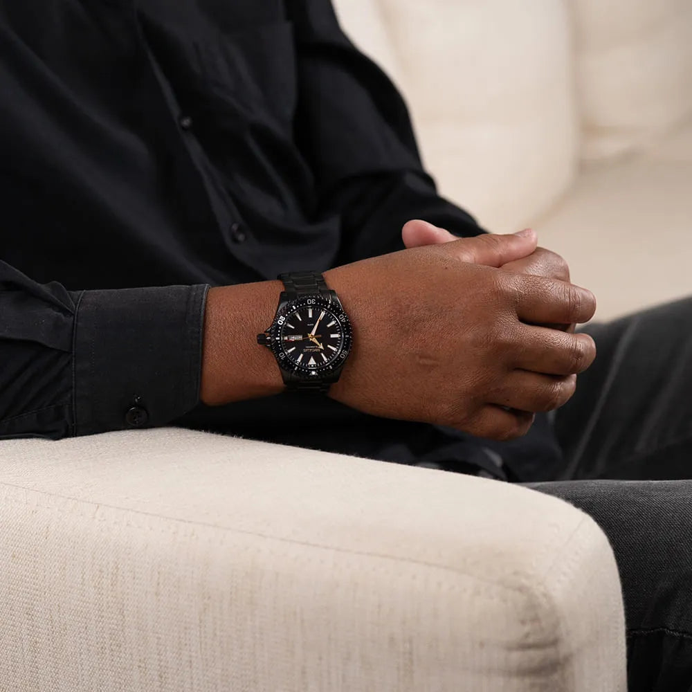 Relógio Seculus Masculino Automático Preto Fundo Transparente – 44237GPSVPA4