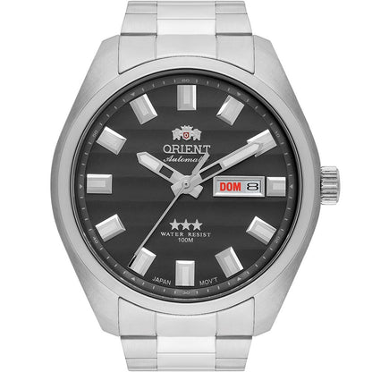 Relógio Orient Masculino Automático Três Estrelas 469SS076FG1SX