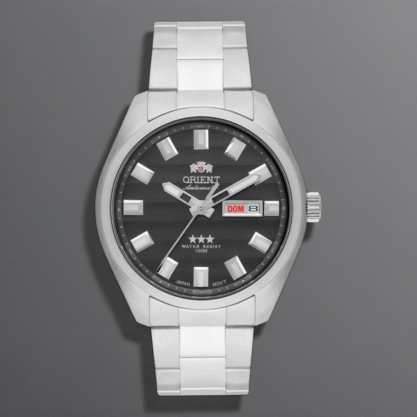 Relógio Orient Masculino Automático Três Estrelas 469SS076FG1SX