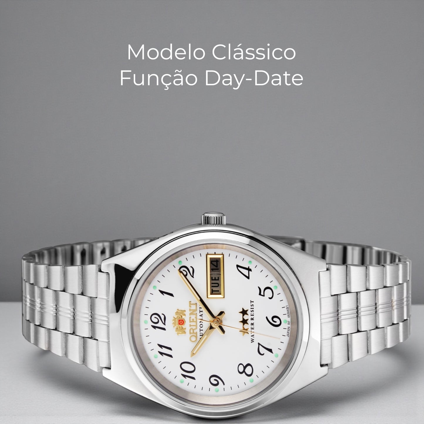 Relógio Orient Masculino Automático Três Estrelas 469WB1AFC2SX