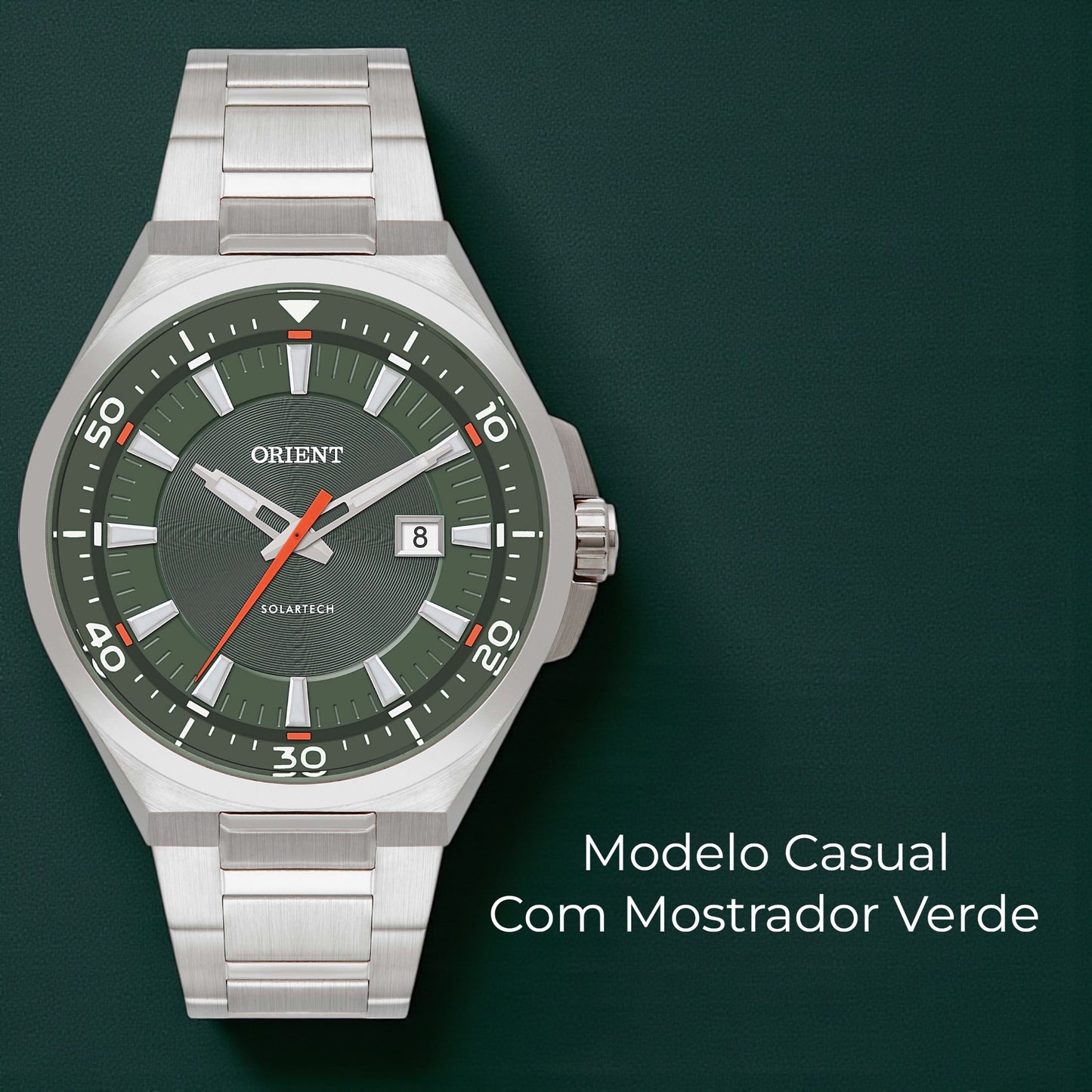 RELÓGIO ST NEOSPORTS MASCULINO ANALÓGICO MBSS1502 PRATA