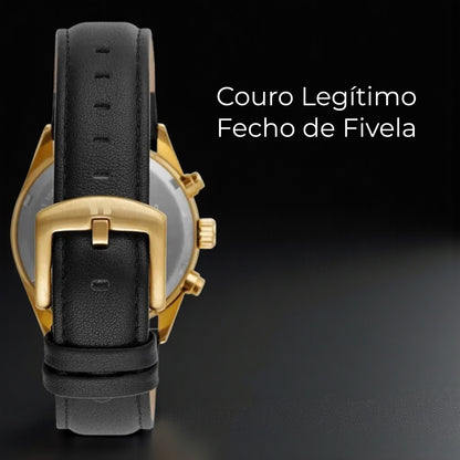 Relógio Seculus Cronógrafo 77339GPSVDC2 Vidro Abaulado Verde